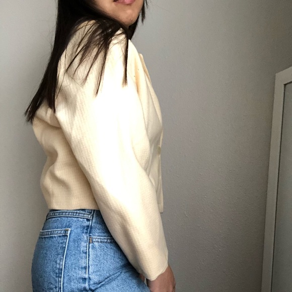 🔴Vintage Cream Blazer - Picture 10 of 16